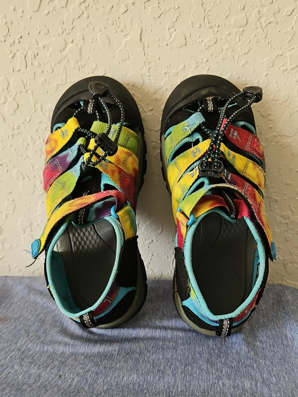 KEEN Kids Newport H2 Sandals In Rainbow Tie-dye, Size 3
